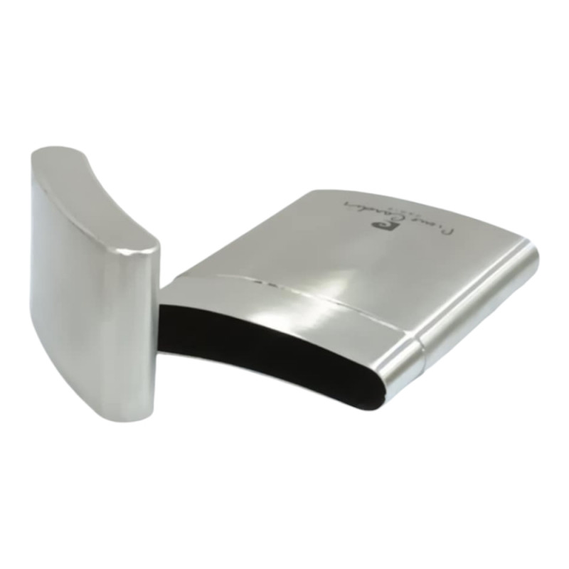 Μεταλλικη ταμπακιερα PIERRE CARDIN ορθια ασημι 11χ7x1,5cm 99120-300 - KalliopiSilver