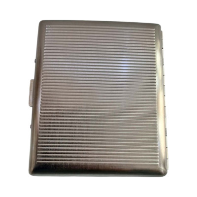 Μεταλλικη ταμπακιερα PIERRE CARDIN ασημι 10χ8x2cm 99200-100