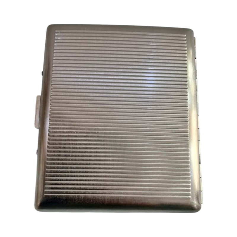 Μεταλλικη ταμπακιερα PIERRE CARDIN ασημι 10χ8x2cm 99200-100