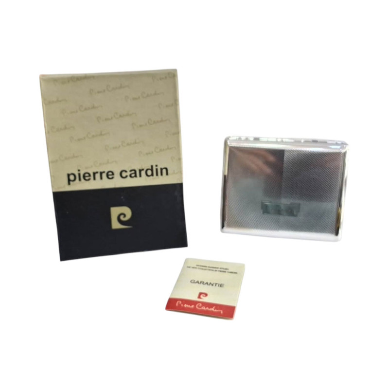 Μεταλλικη ταμπακιερα PIERRE CARDIN ασημι 10χ9x2cm 99200-210 Μεταλλικη ταμπακιερα PIERRE CARDIN ασημι 10χ9x2cm 99200-210