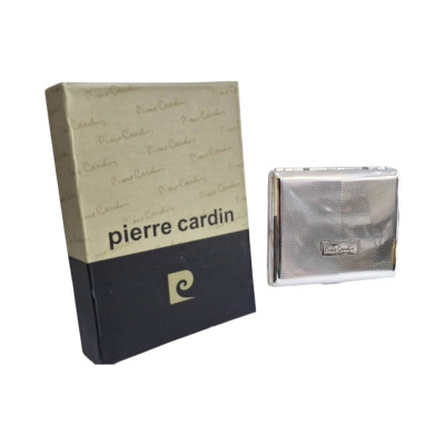 Μεταλλικη ταμπακιερα PIERRE CARDIN ασημι 10χ9x2cm 99200-210 Μεταλλικη ταμπακιερα PIERRE CARDIN ασημι 10χ9x2cm 99200-210