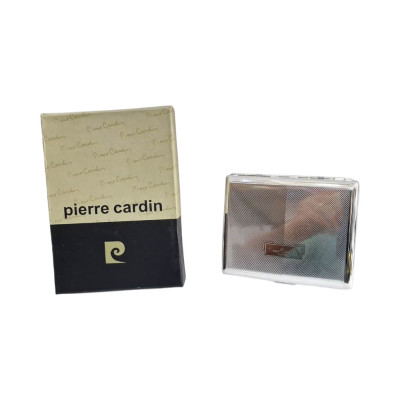Μεταλλικη ταμπακιερα PIERRE CARDIN ασημι 10χ9x2cm 99200-210 Μεταλλικη ταμπακιερα PIERRE CARDIN ασημι 10χ9x2cm 99200-210