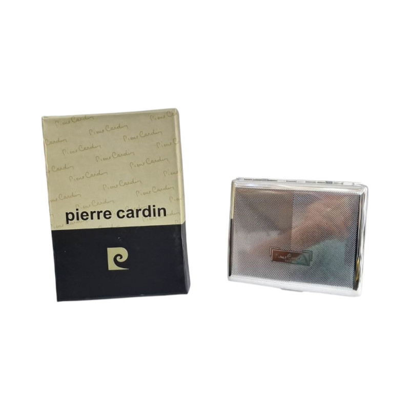 Μεταλλικη ταμπακιερα PIERRE CARDIN ασημι 10χ9x2cm 99200-210 Μεταλλικη ταμπακιερα PIERRE CARDIN ασημι 10χ9x2cm 99200-210