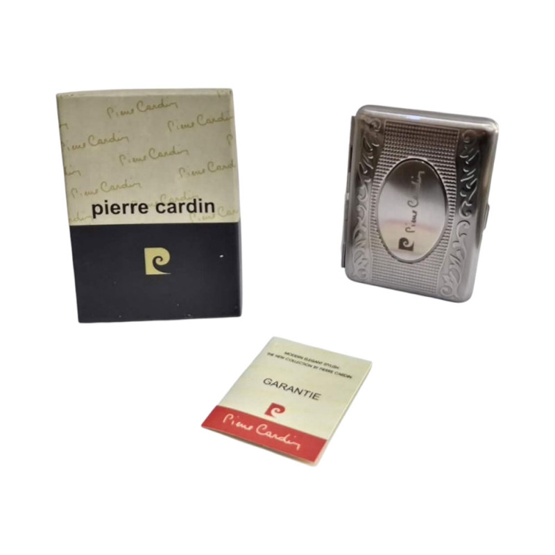 Μεταλλικη ταμπακιερα PIERRE CARDIN ασημι 10χ9x2cm 99201-100 Μεταλλικη ταμπακιερα PIERRE CARDIN ασημι 10χ9x2cm 99201-100