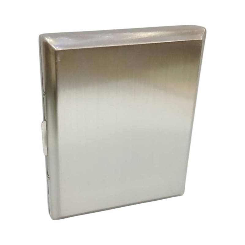 Μεταλλικη ταμπακιερα PIERRE CARDIN ασημι χρωμα 9,5χ8x1,5cm 99202-200 - KalliopiSilver
