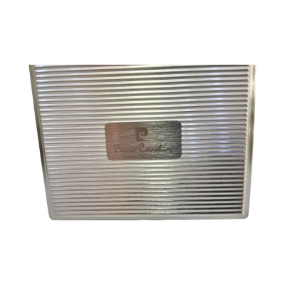 Μεταλλικη ταμπακιερα PIERRE CARDIN ασημι 9χ8x2cm 99202-300