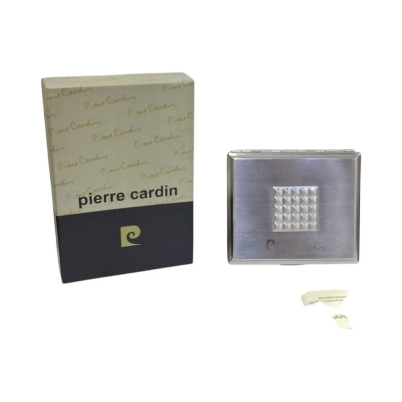 Μεταλλικη ταμπακιερα PIERRE CARDIN ασημι 10χ8x2cm 99202 Μεταλλικη ταμπακιερα PIERRE CARDIN ασημι 10χ8x2cm 99202