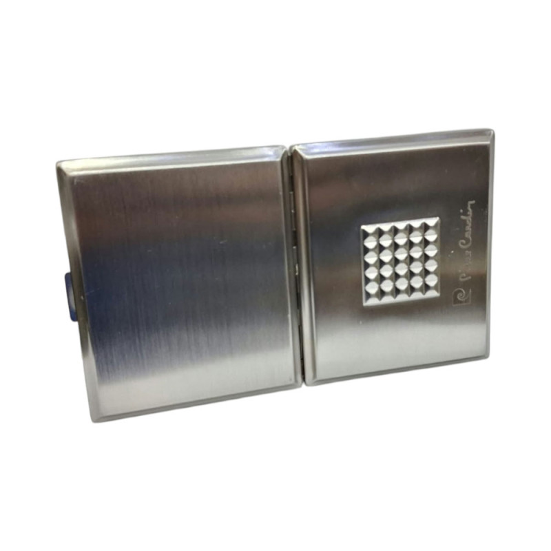 Μεταλλικη ταμπακιερα PIERRE CARDIN ασημι 10χ8x2cm 99202 Μεταλλικη ταμπακιερα PIERRE CARDIN ασημι 10χ8x2cm 99202