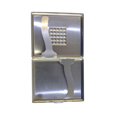Μεταλλικη ταμπακιερα PIERRE CARDIN ασημι 10χ8x2cm 99202 Μεταλλικη ταμπακιερα PIERRE CARDIN ασημι 10χ8x2cm 99202