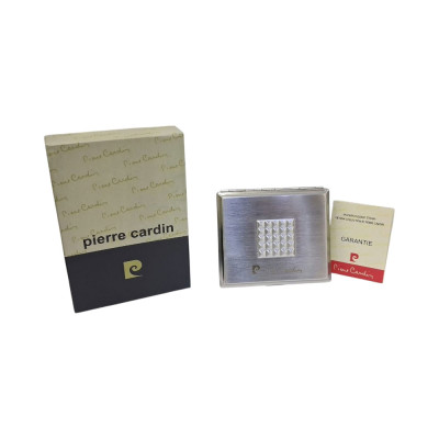 Μεταλλικη ταμπακιερα PIERRE CARDIN ασημι 10χ8x2cm 99202 Μεταλλικη ταμπακιερα PIERRE CARDIN ασημι 10χ8x2cm 99202