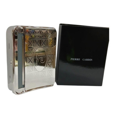 Μεταλλικη ταμπακιερα στριφτου PIERRE CARDIN ασημι 10χ9x2cm 99205-0005 - KalliopiSilver Μεταλλικη ταμπακιερα στριφτου PIERRE CARDIN ασημι 10χ9x2cm 99205-0005 - KalliopiSilver