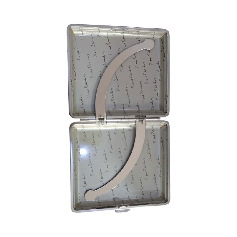 Μεταλλικη ταμπακιερα PIERRE CARDIN μπεζ χρωμα 10χ8,5x2cm 99210-160
