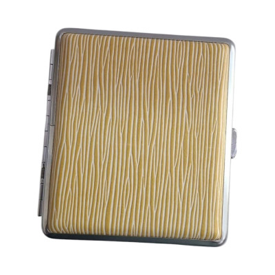 Μεταλλικη ταμπακιερα PIERRE CARDIN μπεζ χρωμα 10χ8,5x2cm 99210-160