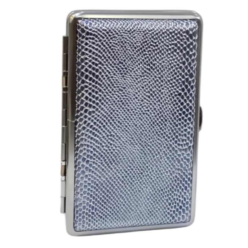 Μεταλλικη ταμπακιερα PIERRE CARDIN ασημι χρωμα 11χ7x2cm 99211-100 - KalliopiSilver