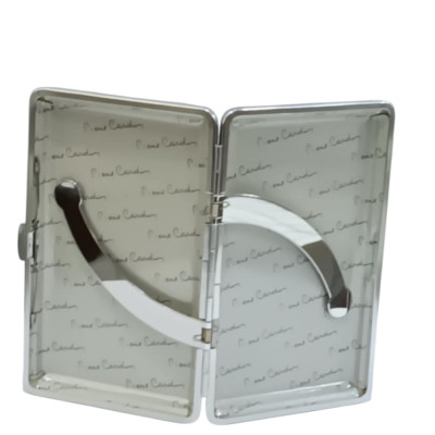 Μεταλλικη ταμπακιερα PIERRE CARDIN ασημι χρωμα 11χ7x2cm 99211-100 - KalliopiSilver