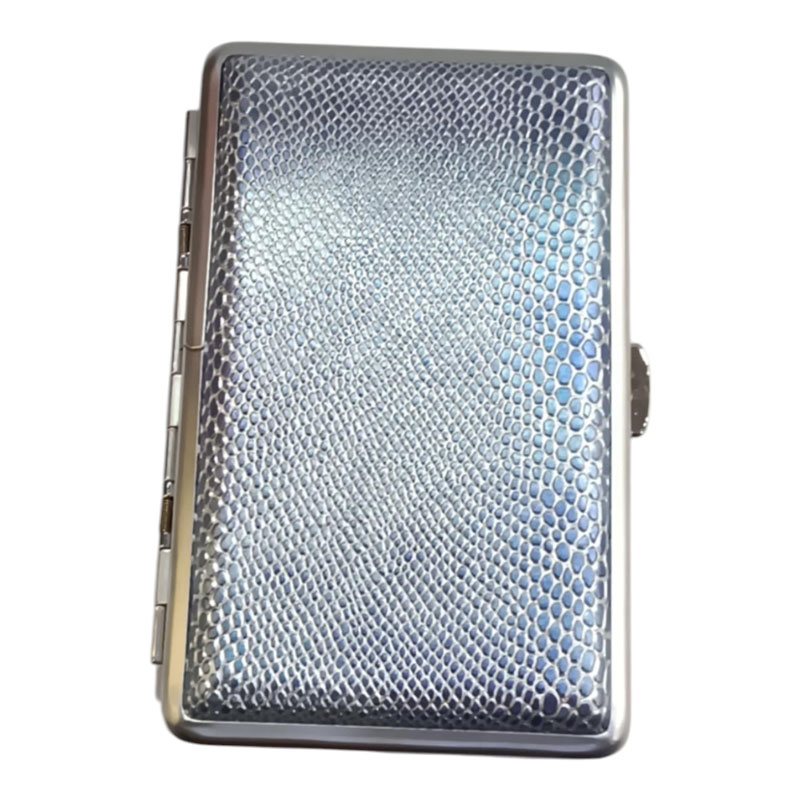 Μεταλλικη ταμπακιερα PIERRE CARDIN ασημι χρωμα 11χ7x2cm 99211-100 - KalliopiSilver