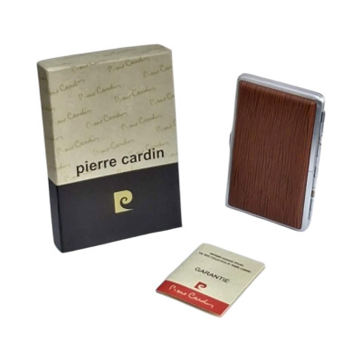 Μεταλλικη ταμπακιερα PIERRE CARDIN καφε χρωμα 10χ7x1,5cm 99211-120 Μεταλλικη ταμπακιερα PIERRE CARDIN καφε χρωμα 10χ7x1,5cm 99211-120