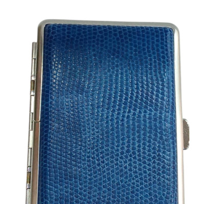 Μεταλλικη ταμπακιερα PIERRE CARDIN μπλε χρωμα 11χ7x2cm 99211-140 - KalliopiSilver