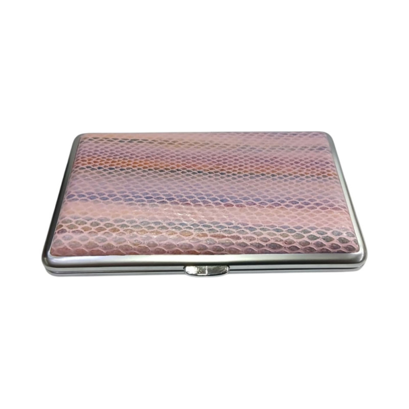 Μεταλλικη ταμπακιερα PIERRE CARDIN ροζ χρωμα 11χ7x2cm 99211-150 - KalliopiSilver