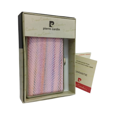 Μεταλλικη ταμπακιερα PIERRE CARDIN ροζ χρωμα 11χ7x2cm 99211-150 - KalliopiSilver