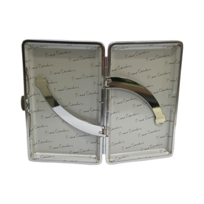Μεταλλικη ταμπακιερα PIERRE CARDIN ροζ χρωμα 11χ7x2cm 99211-150 - KalliopiSilver