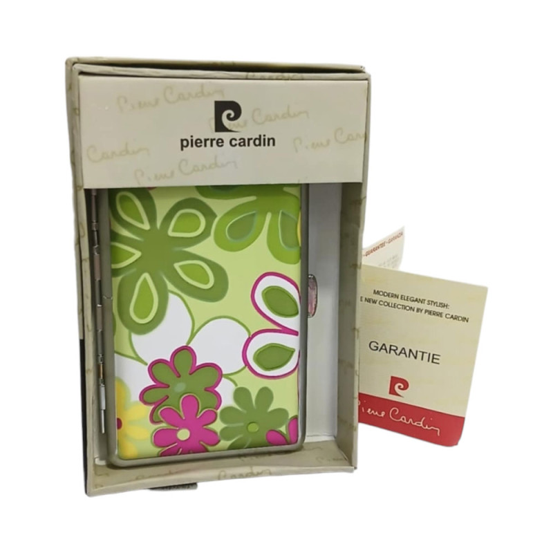 Μεταλλικη ταμπακιερα PIERRE CARDIN floral χρωμα 11χ7x2cm 99211-220 - KalliopiSilver