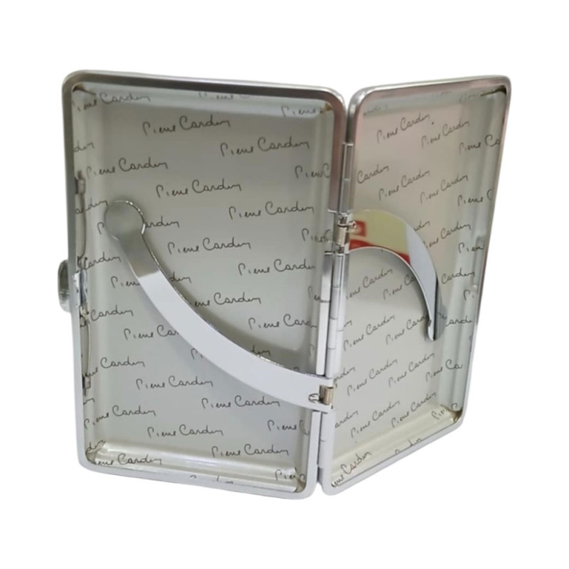 Μεταλλικη ταμπακιερα PIERRE CARDIN floral χρωμα 11χ7x2cm 99211-220 - KalliopiSilver