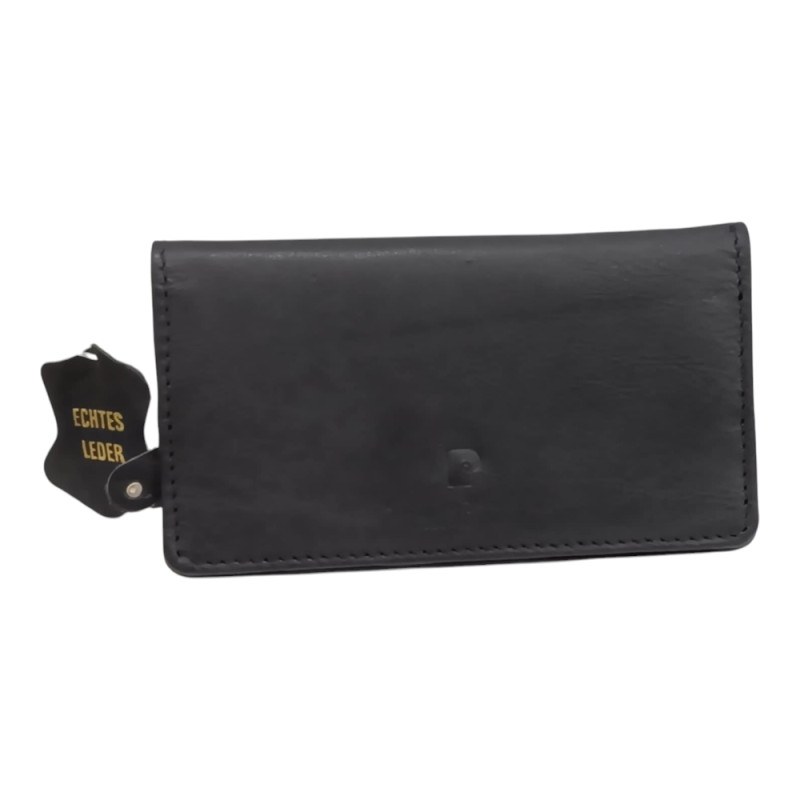 PIERRE CARDIN καπνοσακουλα απο δερμα σε μαυρο χρωμα 99402 - KalliopiSilver