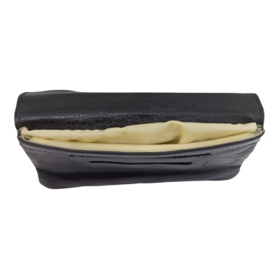 PIERRE CARDIN καπνοσακουλα απο δερμα σε μαυρο χρωμα 99404 - KalliopiSilver