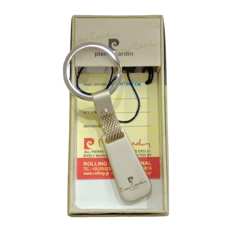 Μεταλλικο Μπρελοκ PIERRE CARDIN ασημι 10χ2cm 99900-530 - KalliopiSilver
