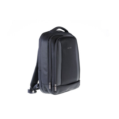 Pierre Cardin Ανδρικό Backpack Μαυρο Γκρι με USB Θύρα Φόρτισης & Θήκη Laptop ALAN04-44463-GRIGIO