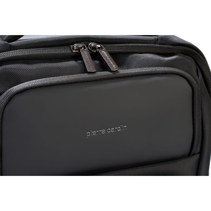 Ανδρικό Backpack Πλατης Pierre Cardin μαυρο με Θύρα USB ALAN05-4455-BLACK - KalliopiSilver Ανδρικό Backpack Πλατης Pierre Cardin μαυρο με Θύρα USB ALAN05-4455-BLACK - KalliopiSilver