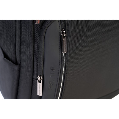 Ανδρικό Backpack Πλατης Pierre Cardin μαυρο με Θύρα USB ALAN05-4455-BLACK - KalliopiSilver Ανδρικό Backpack Πλατης Pierre Cardin μαυρο με Θύρα USB ALAN05-4455-BLACK - KalliopiSilver