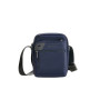 Pierre Cardin Ανδρικο τσαντακι Ώμου μπλε ALAN09-2081-blue