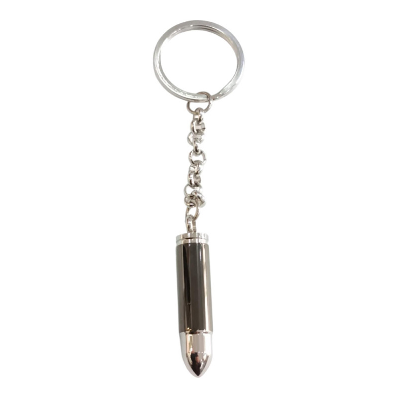 BD JEWELERY Μπρελοκ από ατσαλι ασημι σφαιρα 1χ5χ12cm BSP1466 - KalliopiSilver