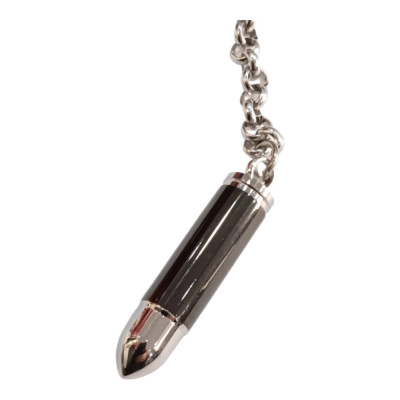 BD JEWELERY Μπρελοκ από ατσαλι ασημι σφαιρα 1χ5χ12cm BSP1466 - KalliopiSilver