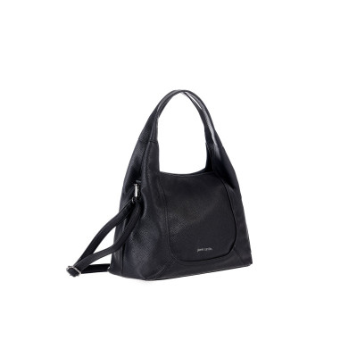 Τσάντα Ώμου Pierre Cardin Μαύρη Eco Leather με Ιμάντα Ώμου CH06-9751-black
