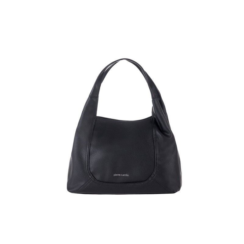 Τσάντα Ώμου Pierre Cardin Μαύρη Eco Leather με Ιμάντα Ώμου CH06-9751-black
