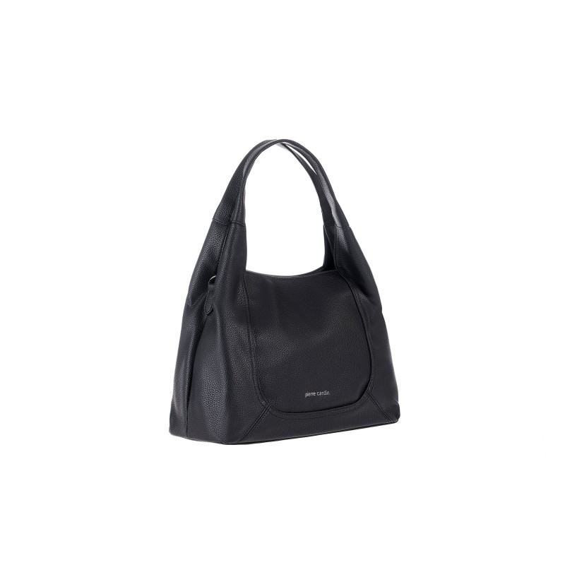 Τσάντα Ώμου Pierre Cardin Μαύρη Eco Leather με Ιμάντα Ώμου CH06-9751-black