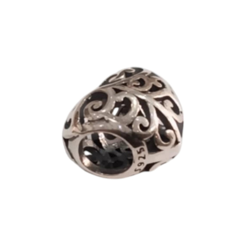 Kalliopisilver Σύμβολο charm Καρδιά Διατρητή από Ασήμι 925 D044 - KalliopiSilver