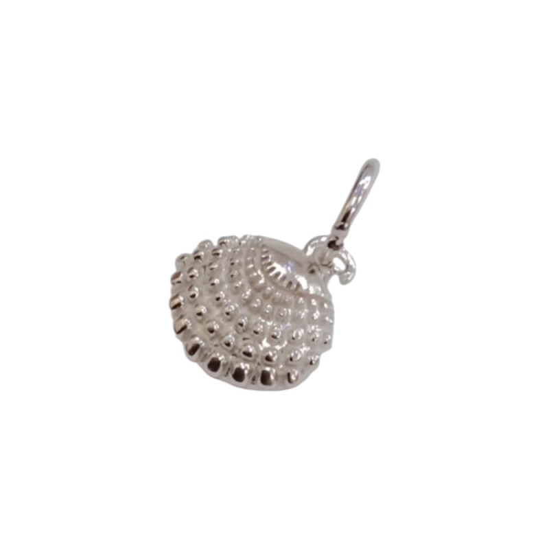 Kalliopisilver Ασημενιο 925 Σύμβολο charm ασημι αναγλυφο κοχυλι D103 - KalliopiSilver