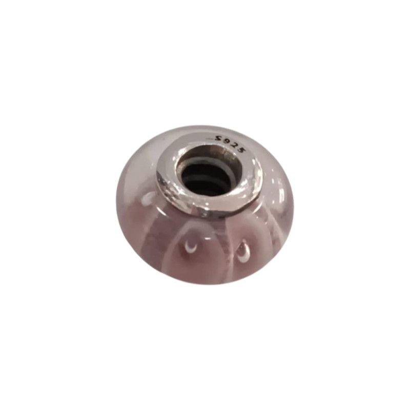Kalliopisilver Ασημενιο 925 Σύμβολο charm με Γυαλί Murano D166 - KalliopiSilver