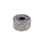 Kalliopisilver Ασημενιο 925 Σύμβολο charm ασημι στρογγυλο αναγλυφο κλιπ DS001