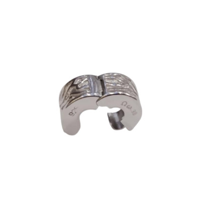 Kalliopisilver Ασημενιο 925 Σύμβολο charm ασημι στρογγυλο αναγλυφο κλιπ DS001