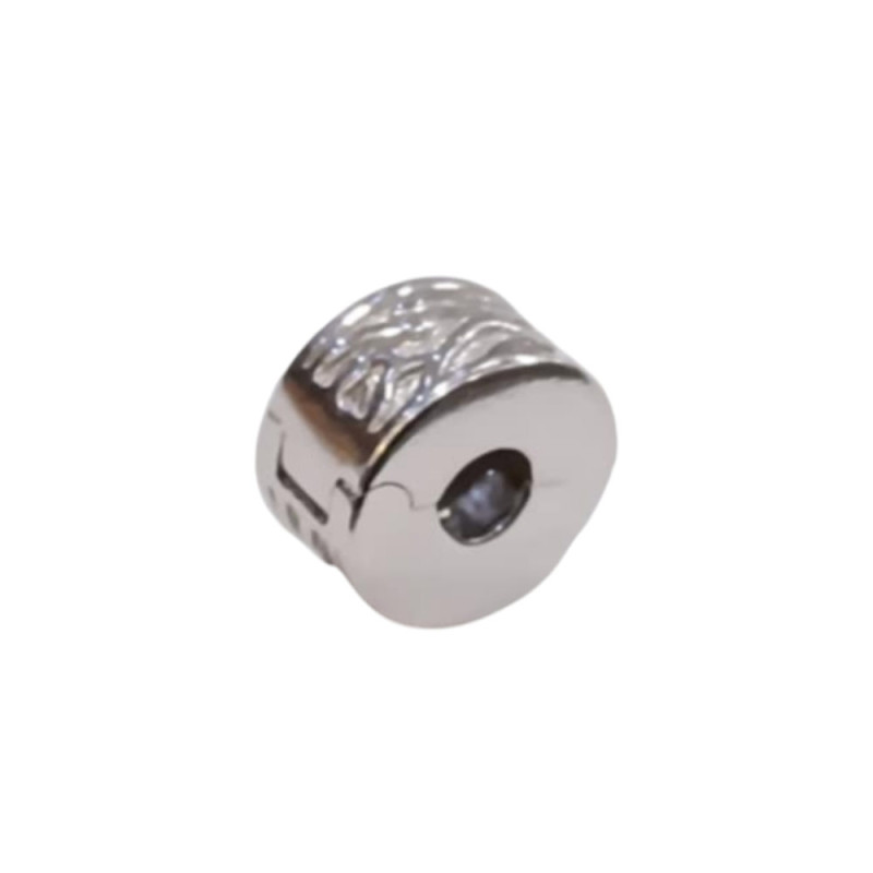 Kalliopisilver Ασημενιο 925 Σύμβολο charm ασημι στρογγυλο αναγλυφο κλιπ DS001 - KalliopiSilver