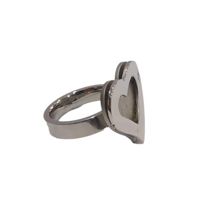 BD JEWELERY Δαχτυλιδι από ανοξειδωτο ατσαλι καρδια FH-WRG00154