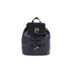 Γυναικείο Backpack Pierre Cardin JULIETTE Μαύρο από Eco Leather με Χρυσό Λογότυπο GFB06-53013-black
