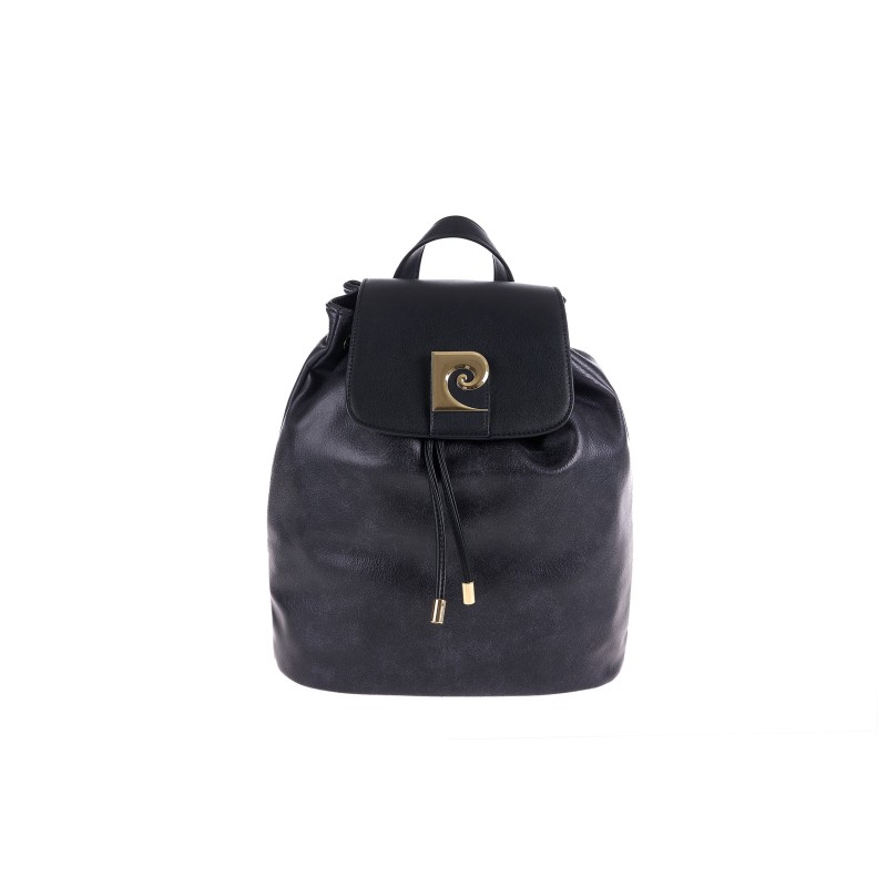 Γυναικείο Backpack Pierre Cardin JULIETTE Μαύρο από Eco Leather με Χρυσό Λογότυπο GFB06-53013-black Γυναικείο Backpack Pierre Cardin JULIETTE Μαύρο από Eco Leather με Χρυσό Λογότυπο GFB06-53013-black