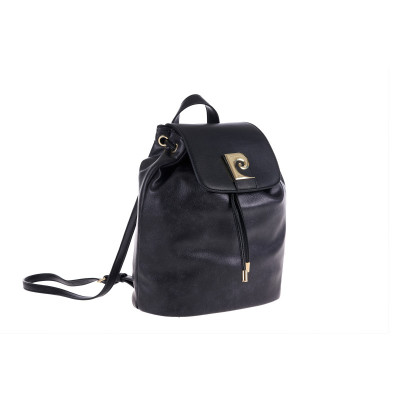 Γυναικείο Backpack Pierre Cardin JULIETTE Μαύρο από Eco Leather με Χρυσό Λογότυπο GFB06-53013-black Γυναικείο Backpack Pierre Cardin JULIETTE Μαύρο από Eco Leather με Χρυσό Λογότυπο GFB06-53013-black