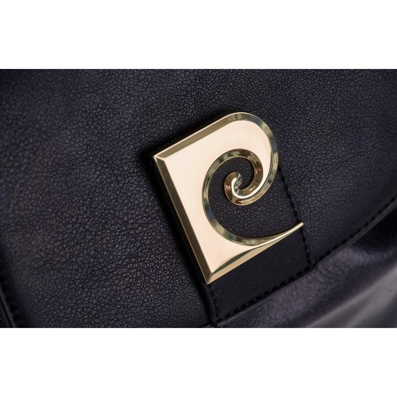 Γυναικείο Backpack Pierre Cardin JULIETTE Μαύρο από Eco Leather με Χρυσό Λογότυπο GFB06-53013-black Γυναικείο Backpack Pierre Cardin JULIETTE Μαύρο από Eco Leather με Χρυσό Λογότυπο GFB06-53013-black